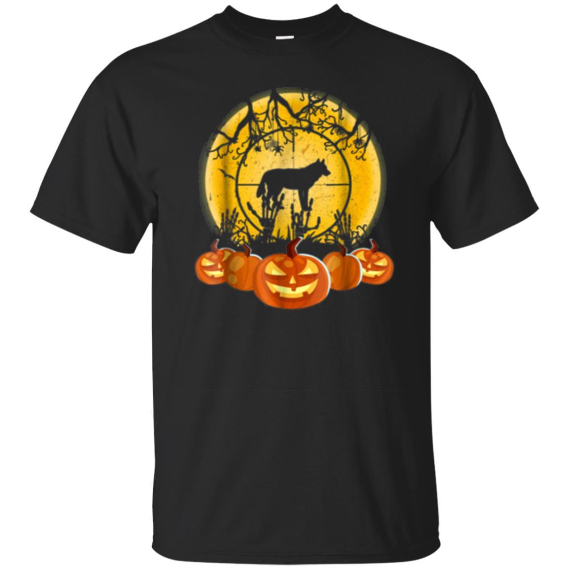 Shop Wolf Hunting Pumpkin Shirt Halloween