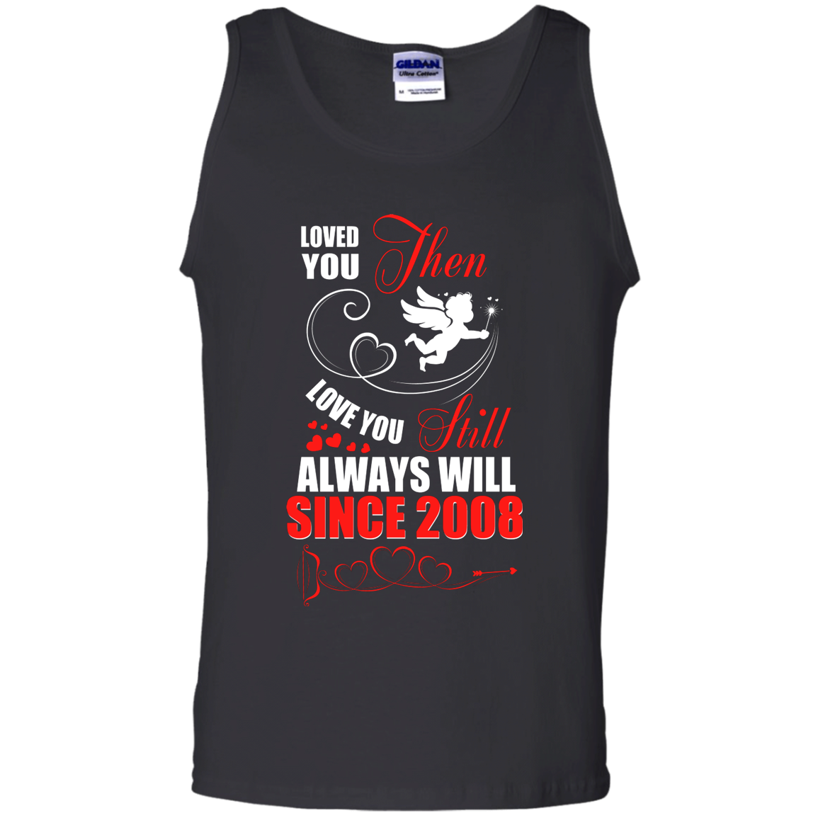 Check Out This Awesome Since 2008 Cute Wedding Anniversary Shirt For Couple Tank Top