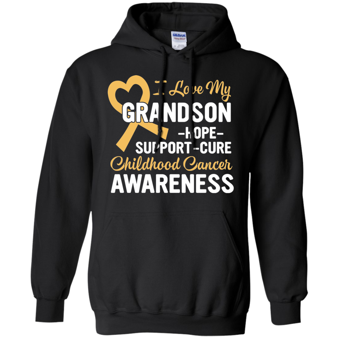 Shop From 1000 Unique I Love My Grandson Support Cure Childhood Cancer Awareness Pullover Shirts