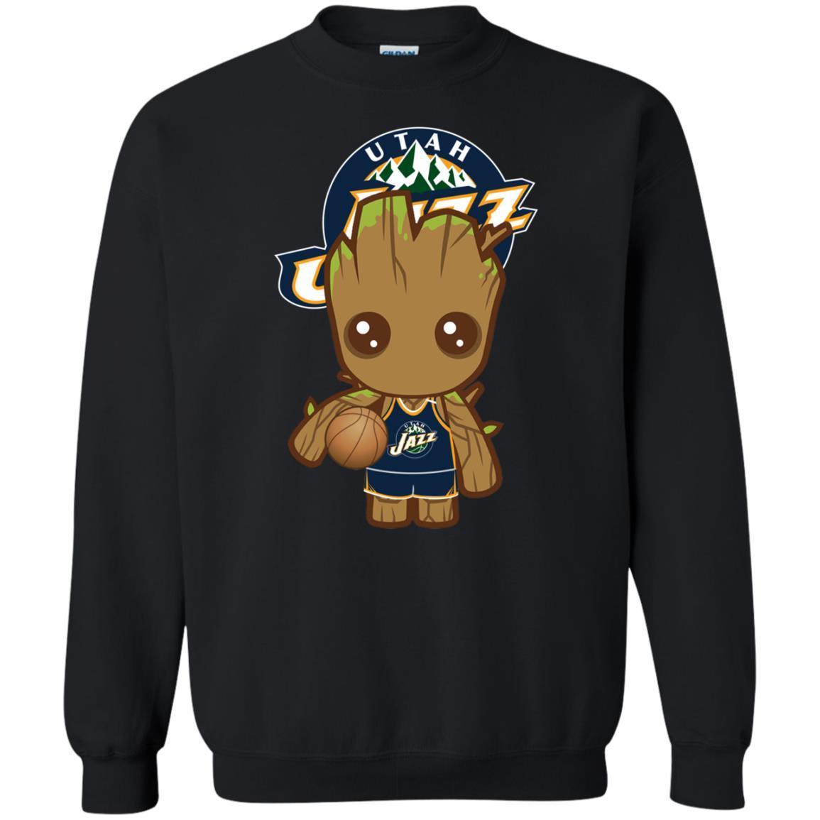Buy Baby Groot Utah Jazz Nba Champions T Shirt