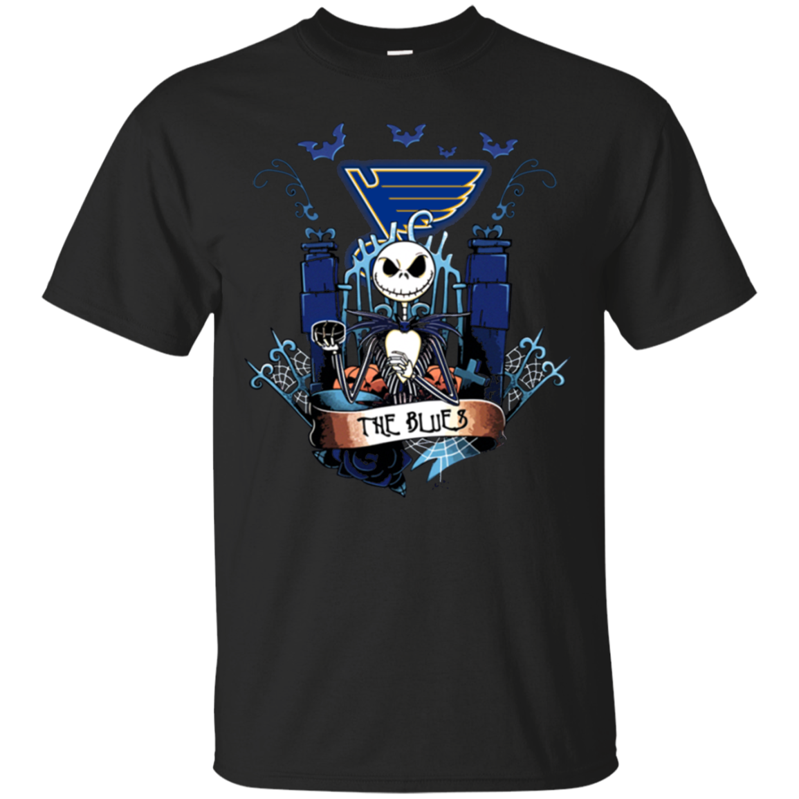 Cover Your Body With Amazing St. Louis Blues Halloween The Nightmare Before Christmas Shir Shirts