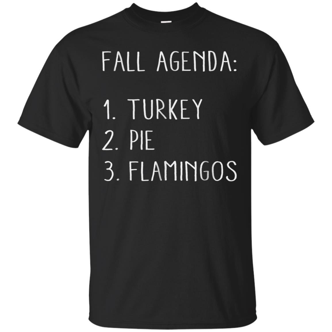  Love Flamingos Funny Thanksgiving T-shirt Turkey Bird Gift
