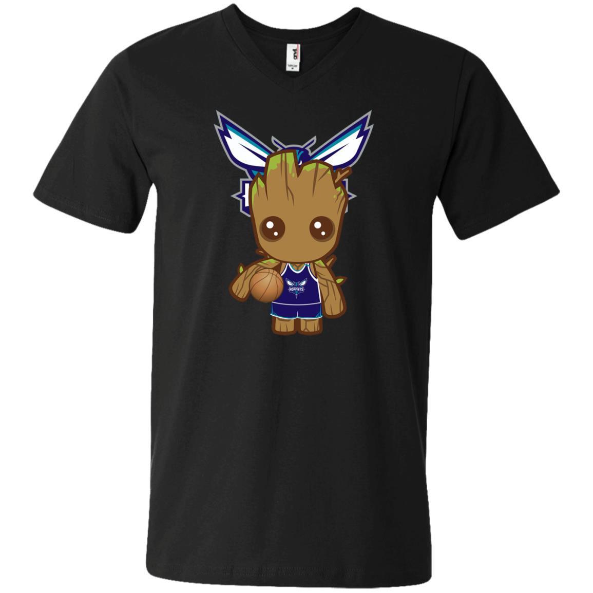 Shop Baby Groot Charlotte Bobcats Nba Champions T-shirt