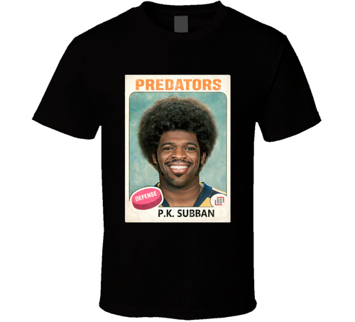 pk subban silhouette shirt