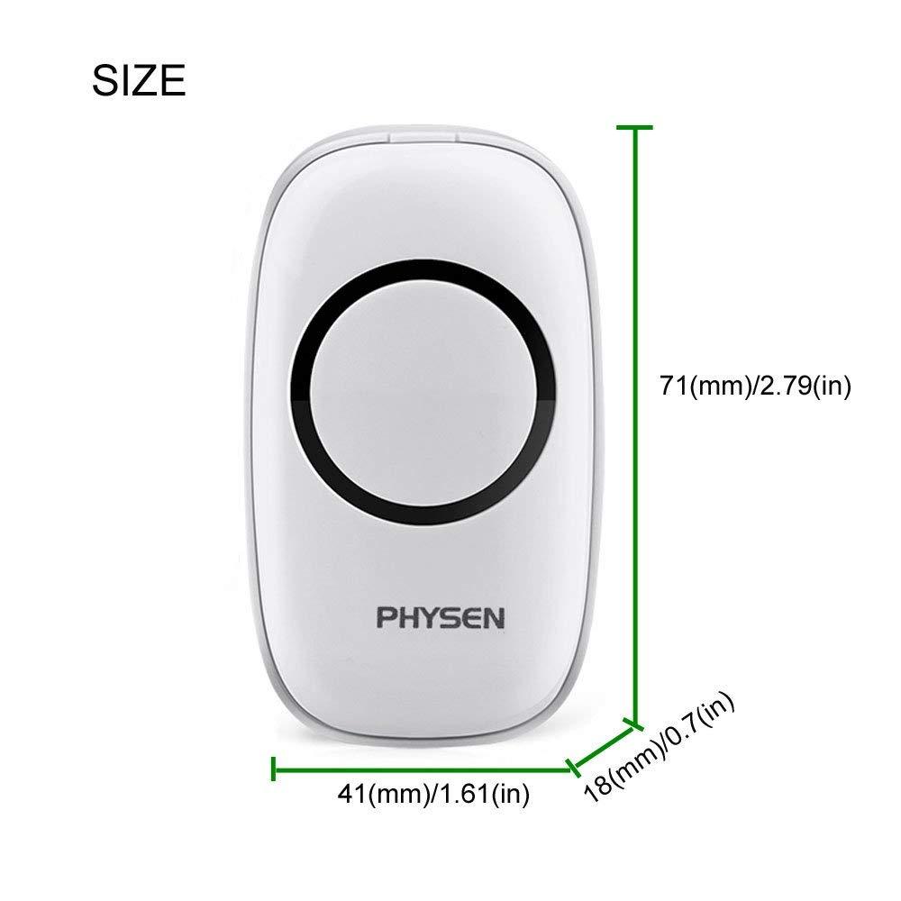 Waterproof Push Buttons for Expandable Wireless Doorbell kit - Physen
