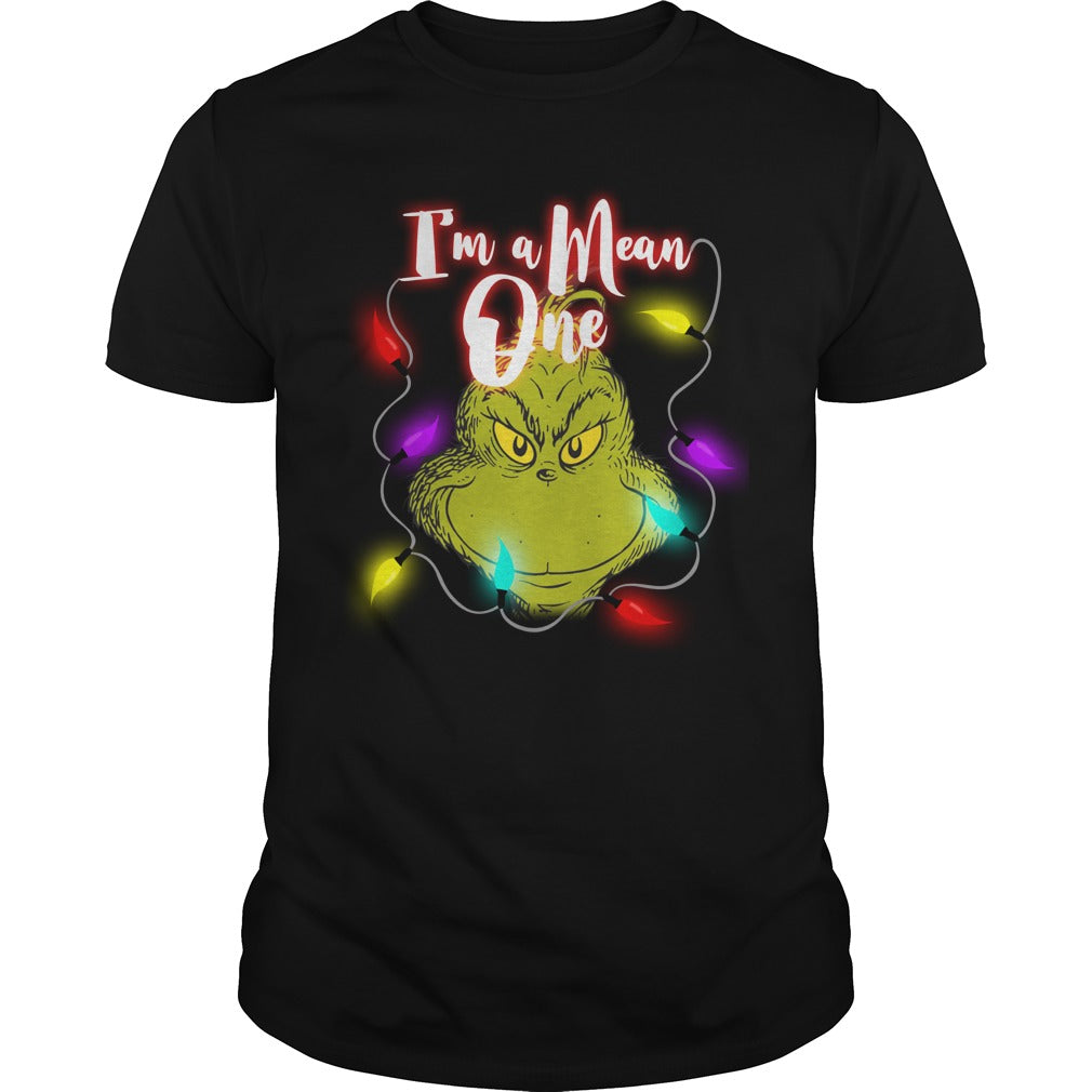 Grinch Iâ™m A Mean One Christmas Classic Guys / Unisex Tee - Poppy Store Shirts