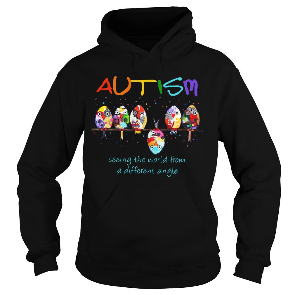 Bird Autism Seeing The World From A Different Angle - Poppy Store Shirts