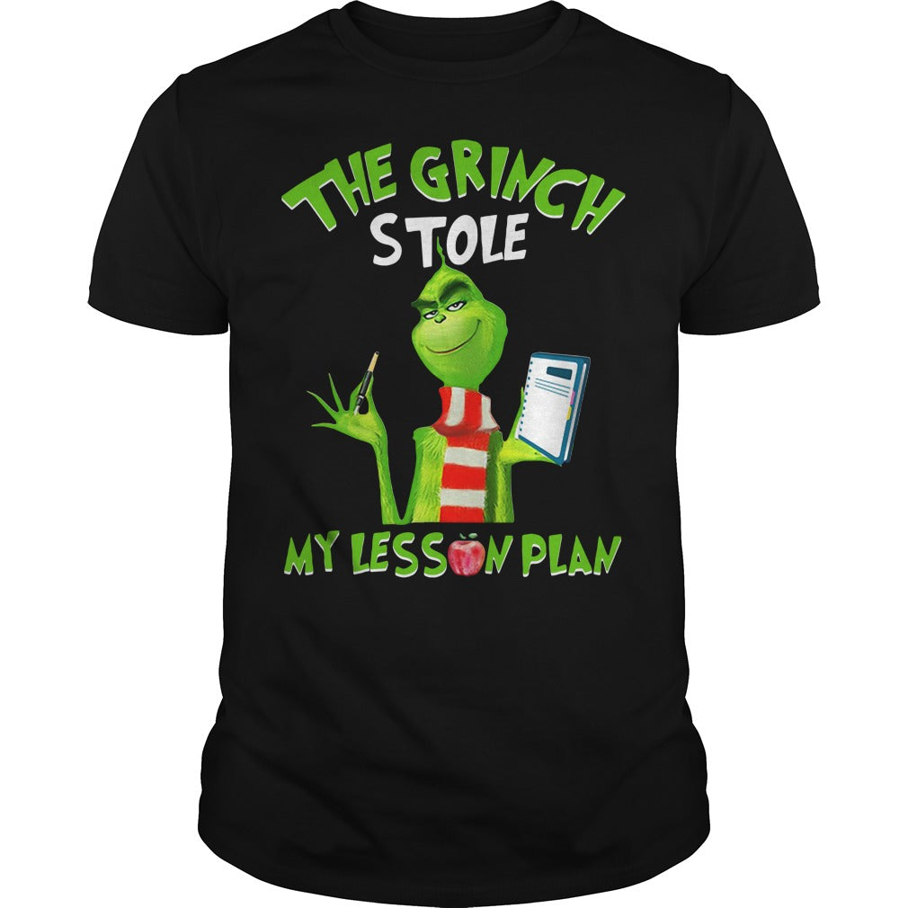 The Grinch Stole My Lesson Plan Classic Guys / Unisex Tee - Poppy Store Shirts