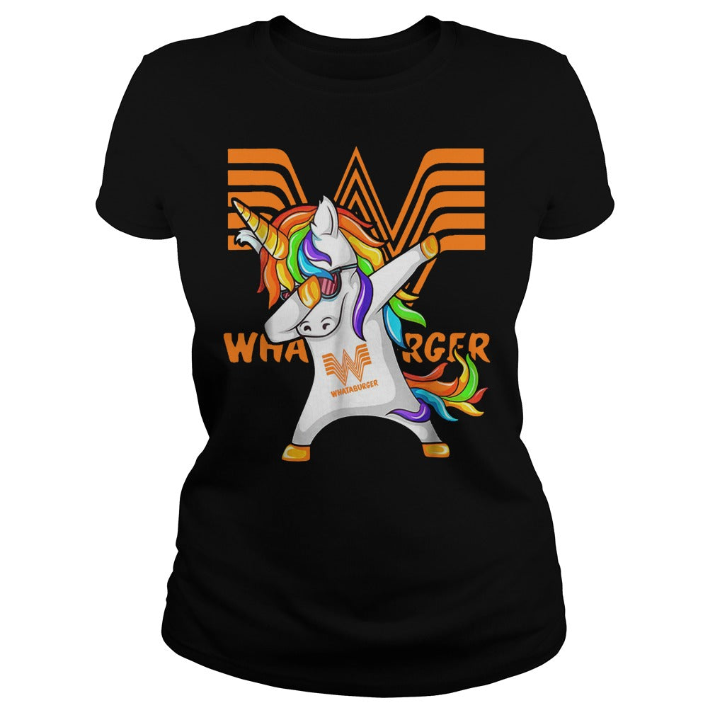 Pretty Whataburger Unicorn Dabbing Classic Tee - Poppy Store Shirts