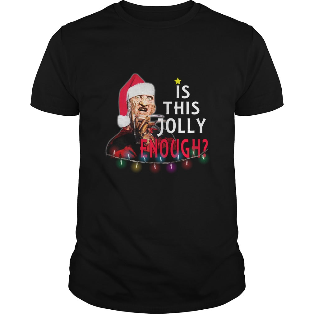 Freddy Krueger Christmas â“ Is This Jolly Enough Classic Guys / Unisex Tee - Poppy Stor