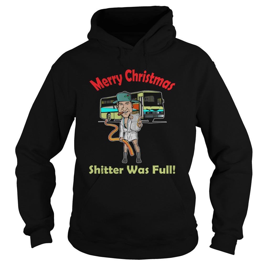 Merry Christmas Shitter Was Full Poppy Store T Shirt