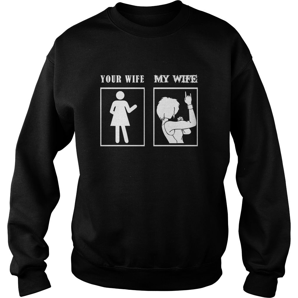 Metal Wife Your Wife My Wife Unisex - Poppy Store