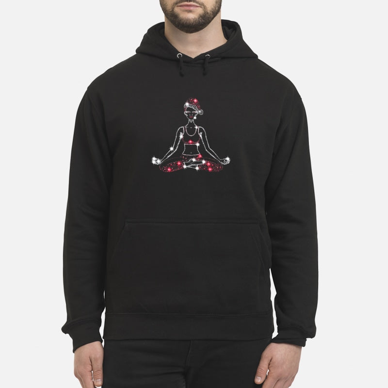 Christmas Yoga Diamond Glitter Sweater - Poppy Shirts