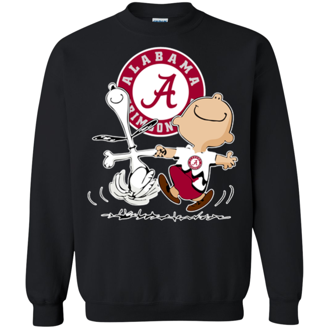 Charlie Brown & Snoopy Alabama Crimson Tide - Poppy1 Store