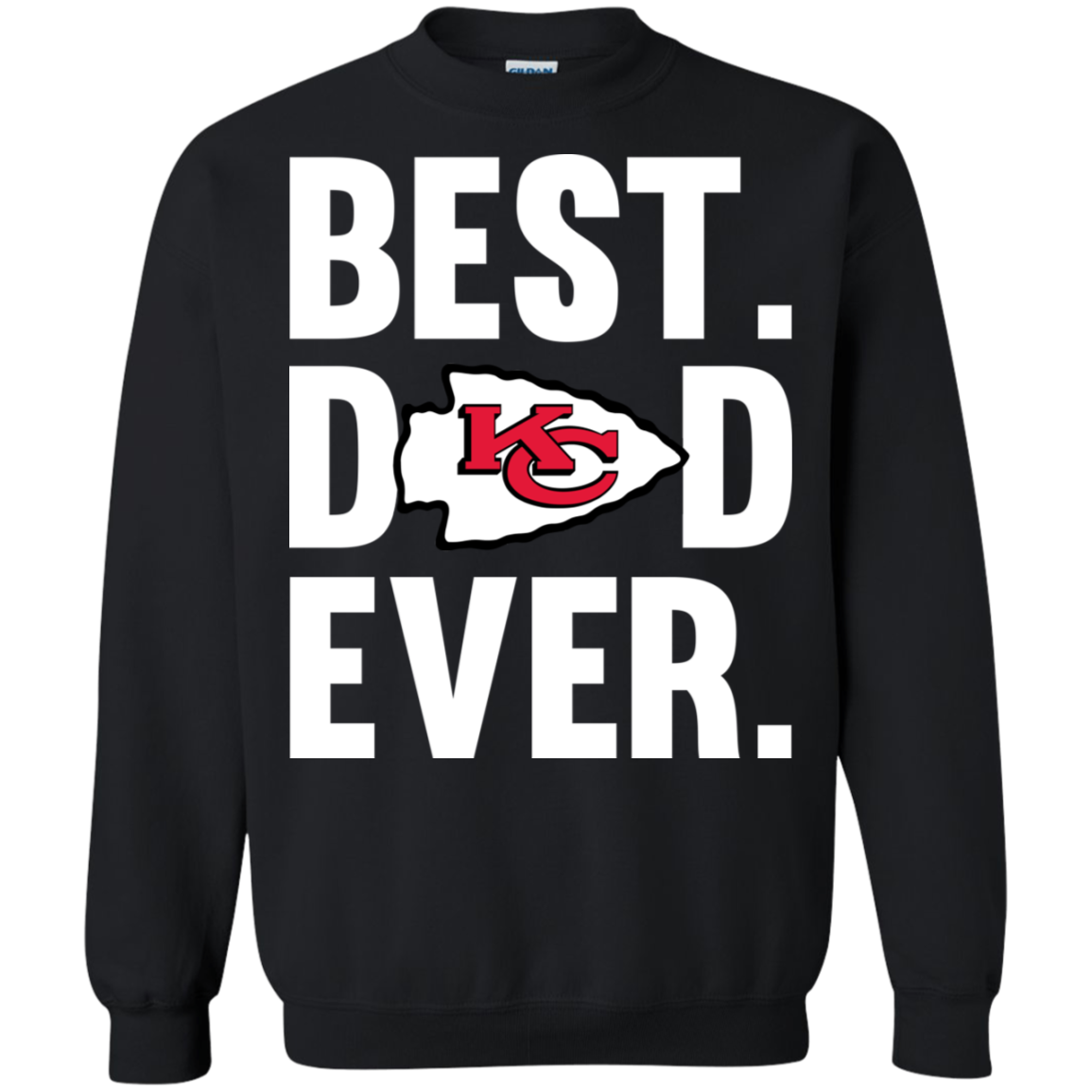 Best Dad Ever Kansas City Chiefs Shirt Father Day - Poppy Store