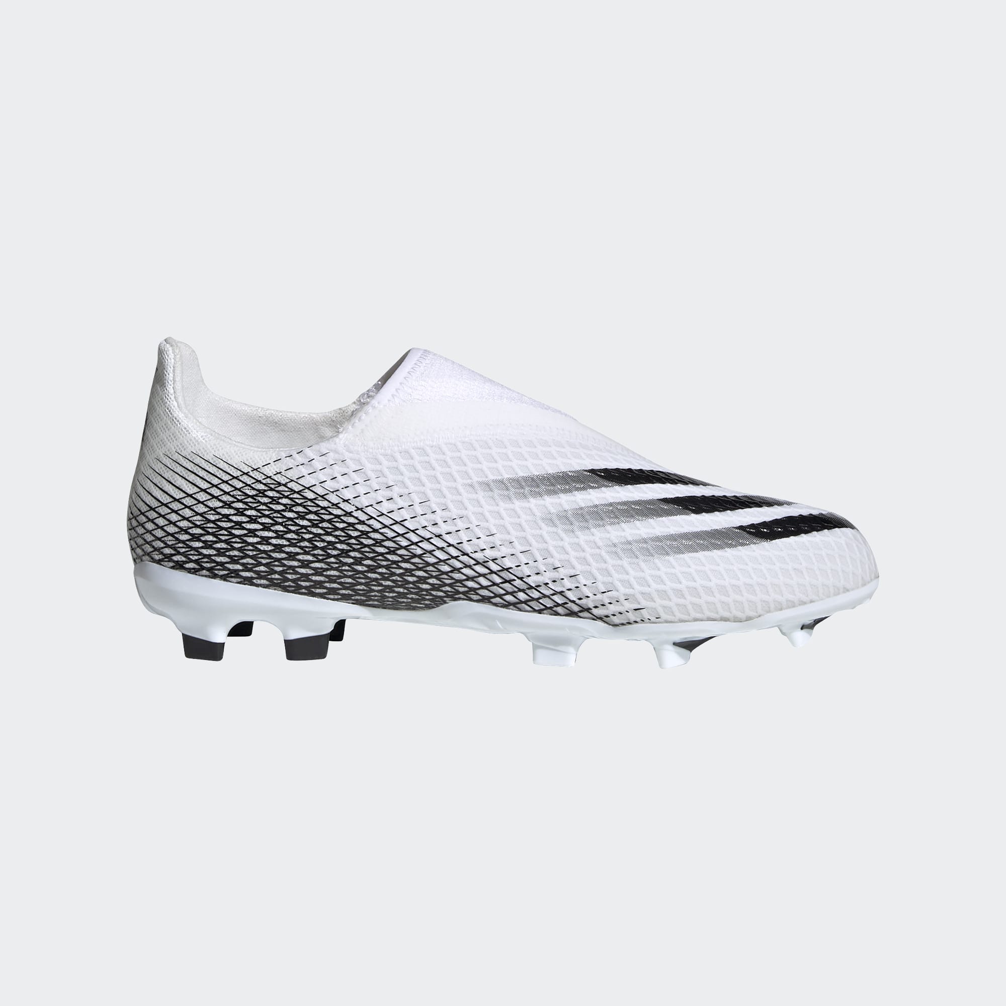 Adidas X Laceless FG Football White/Black – JOHN HENRY SPORTS