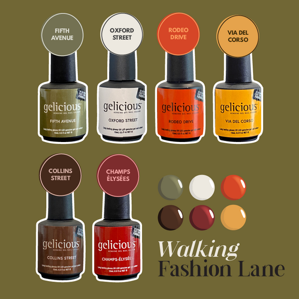 Walking Fashion Lane Collection By Gelicious Nail Co
