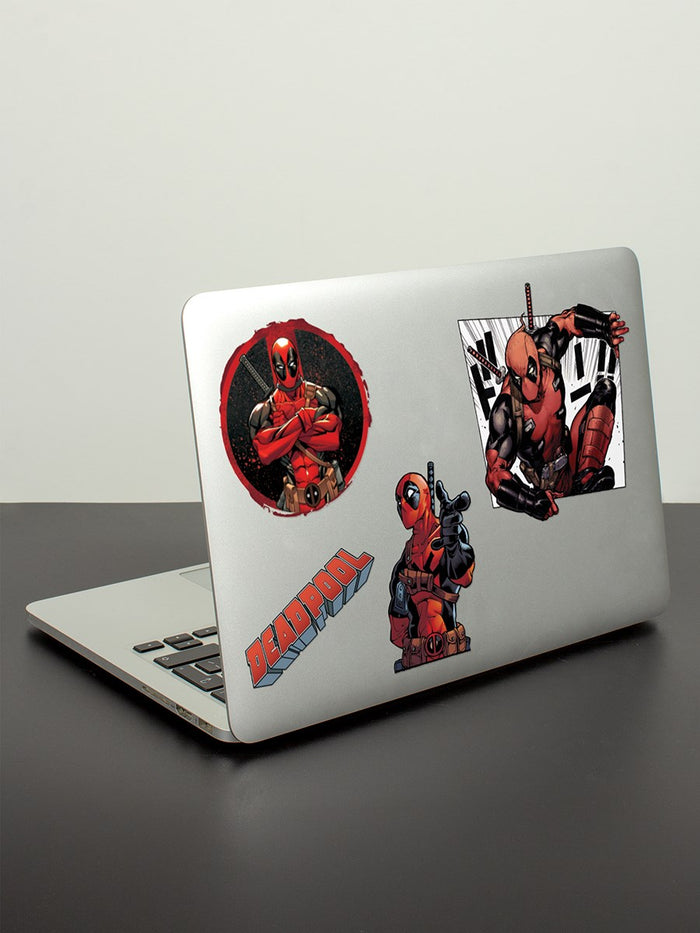Deadpool Tech Stickers - Set of 29