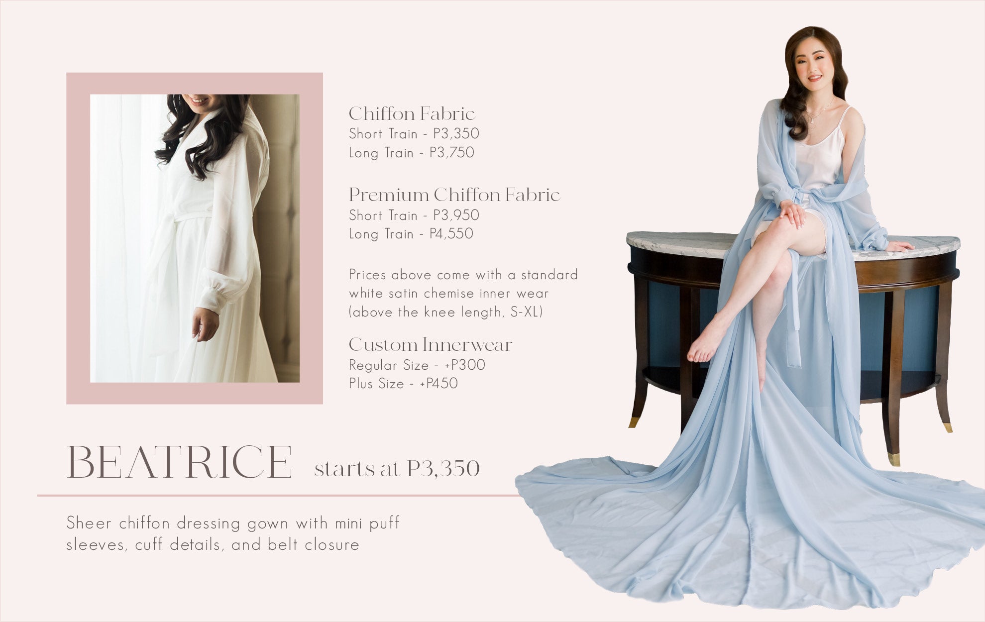 Beatrice Premium Bridal Robe