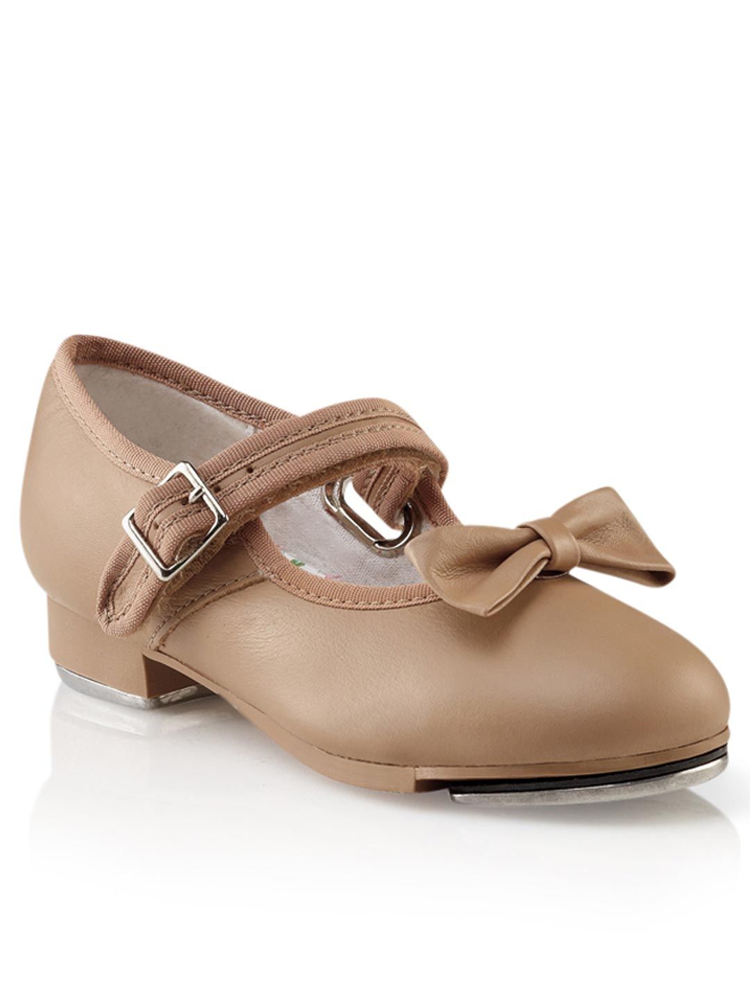 tan velcro tap shoes