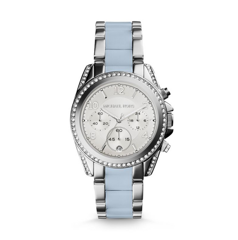 michael kors petite silvertone darci watch