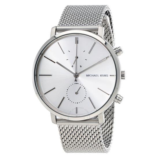 michael kors men's watches silver