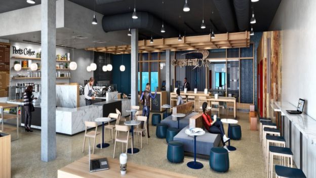 Capital One cafes, where customers can get a loan with their latte