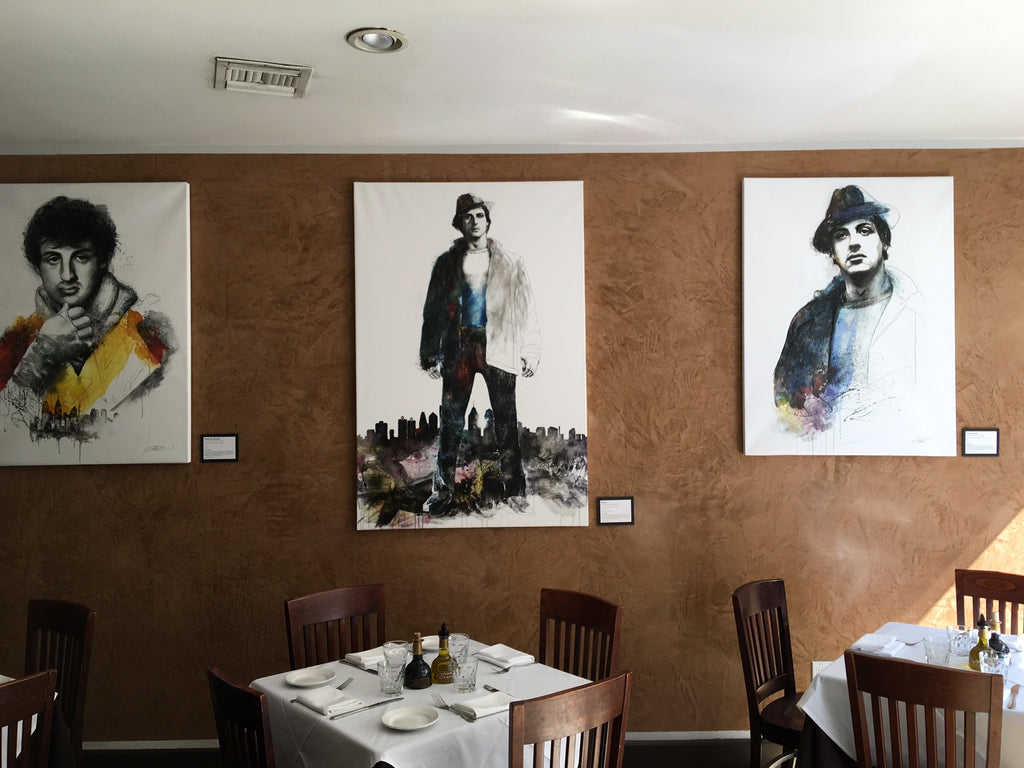 John Rivoli of Icons In Art at Caffe Roma