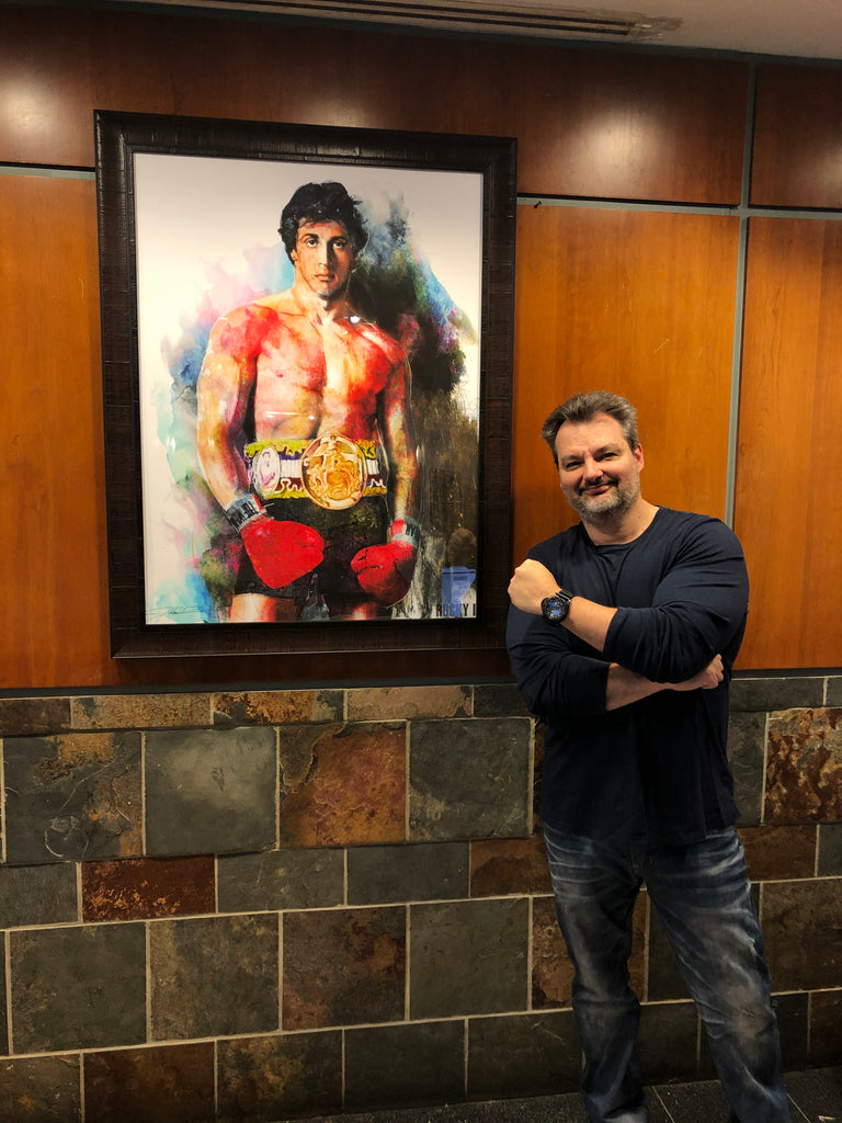 John Rivoli of Icons In Art at Manhattan Athletic Club