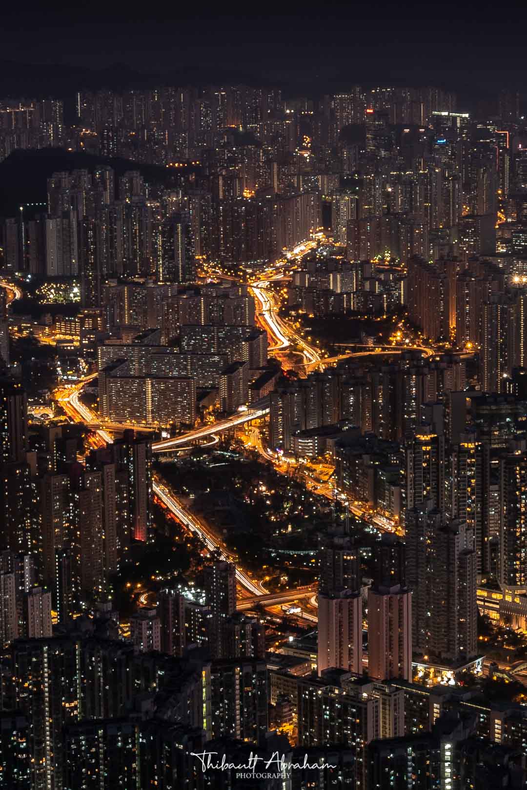 Vue de Hong Kong depuis Lion Rock