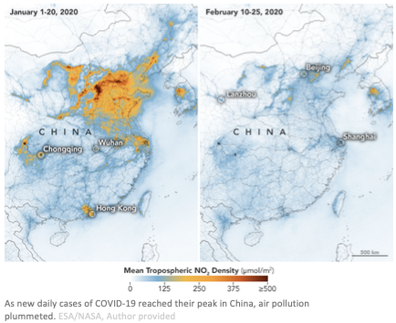China Air Pollution Reduced Due To Covid-19