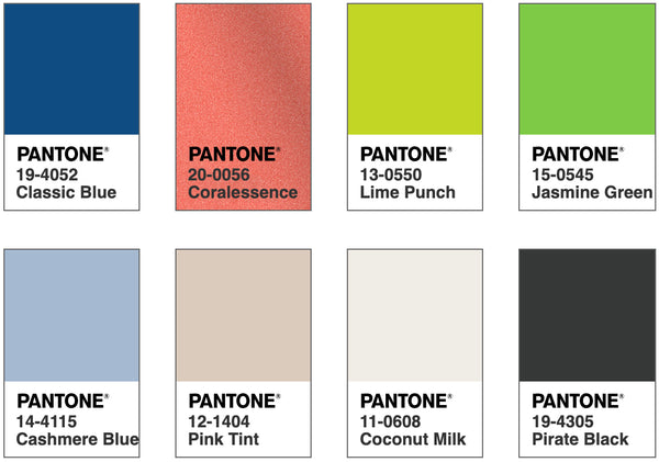 Batervné schéma od Pantone