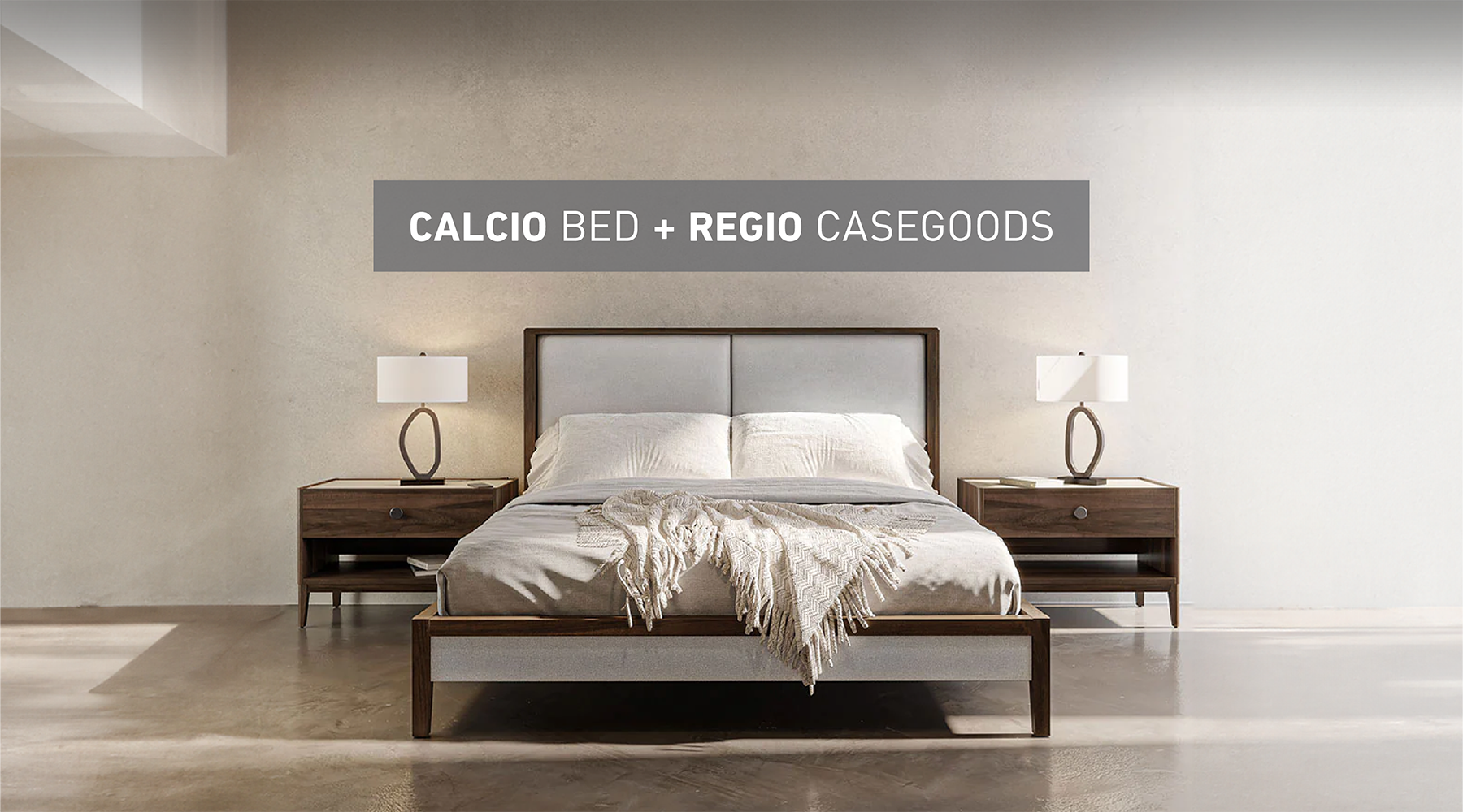 Calcio Bedroom and Regio Casegoods