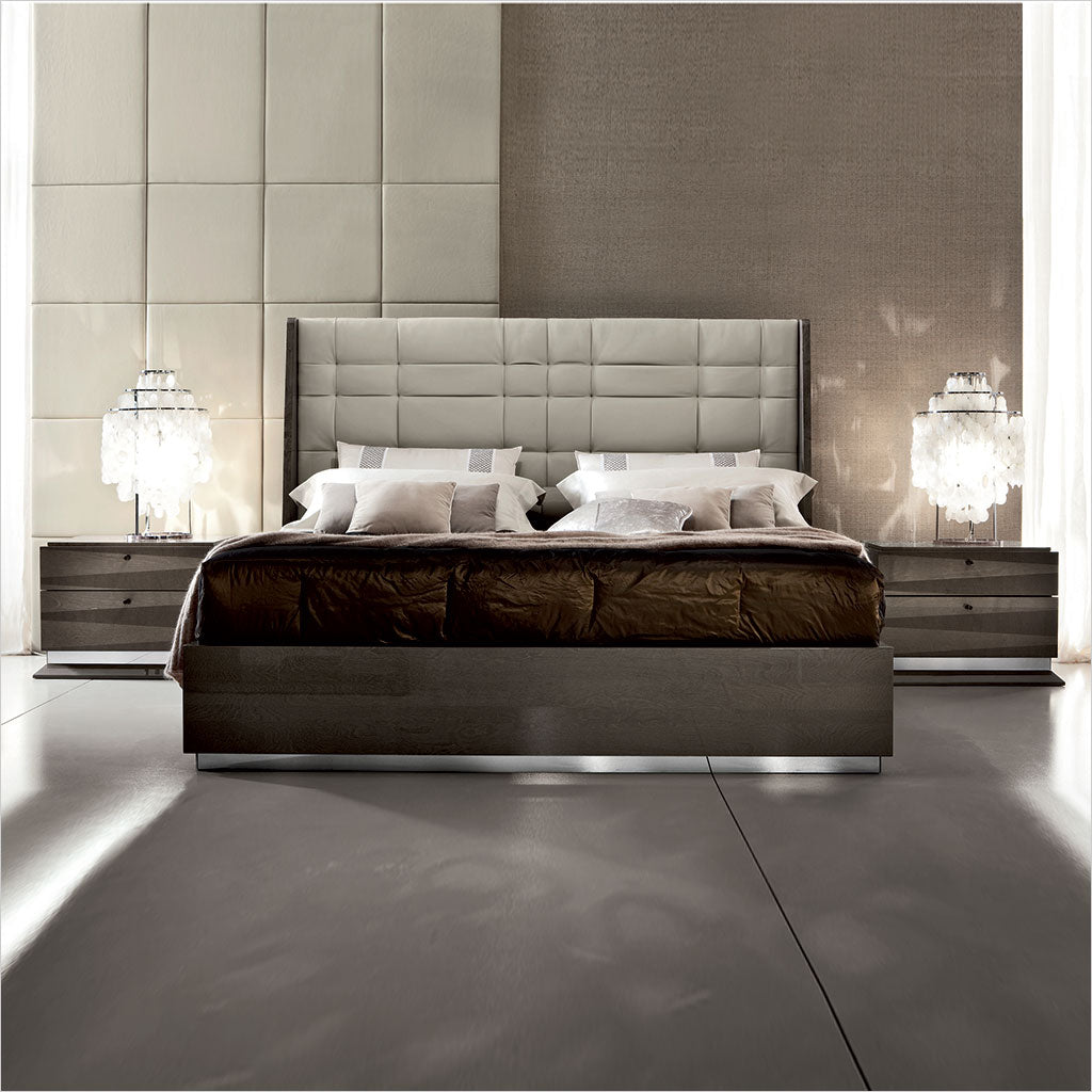 Grace High Gloss Bed Scan Design Modern And Contemporary Furniture Store