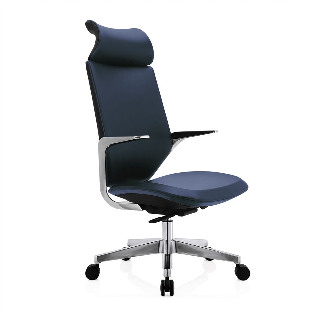 Flow Hb Office Chair Navy Blue Scan Design Modern And Contemporary Furniture Store