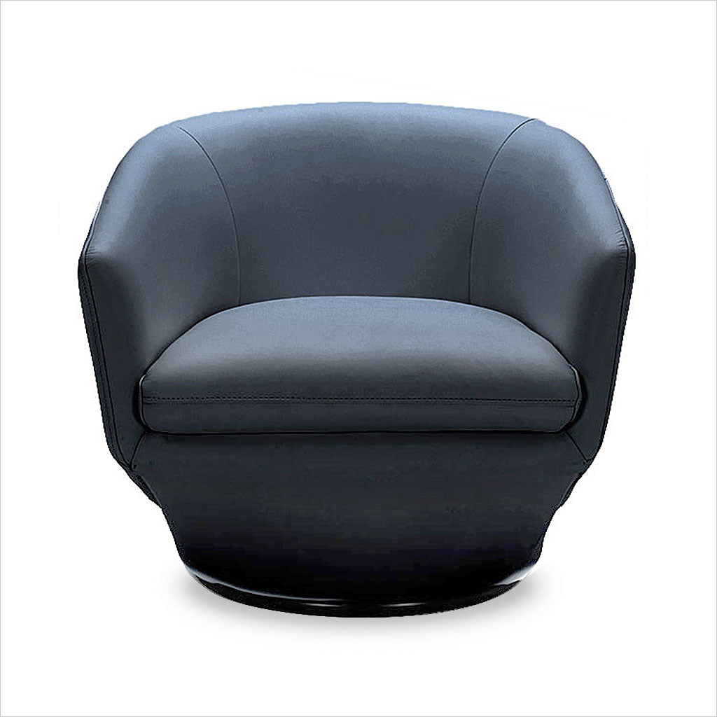 capri swivel chair  blue