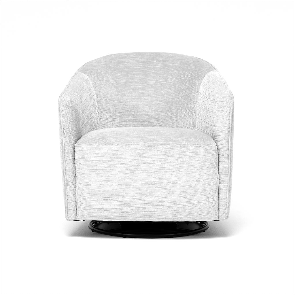 rene swivel chair  light grey