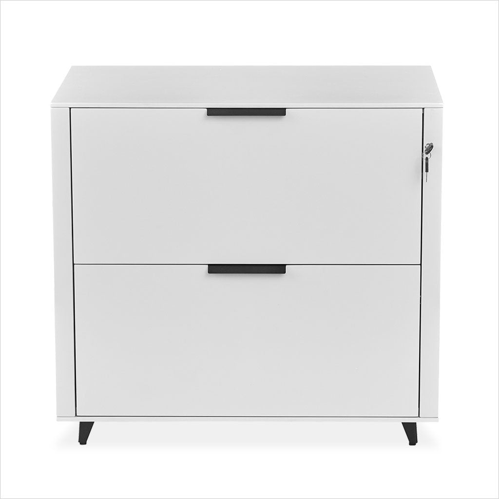 Evolution Lateral File White Scan Design Modern