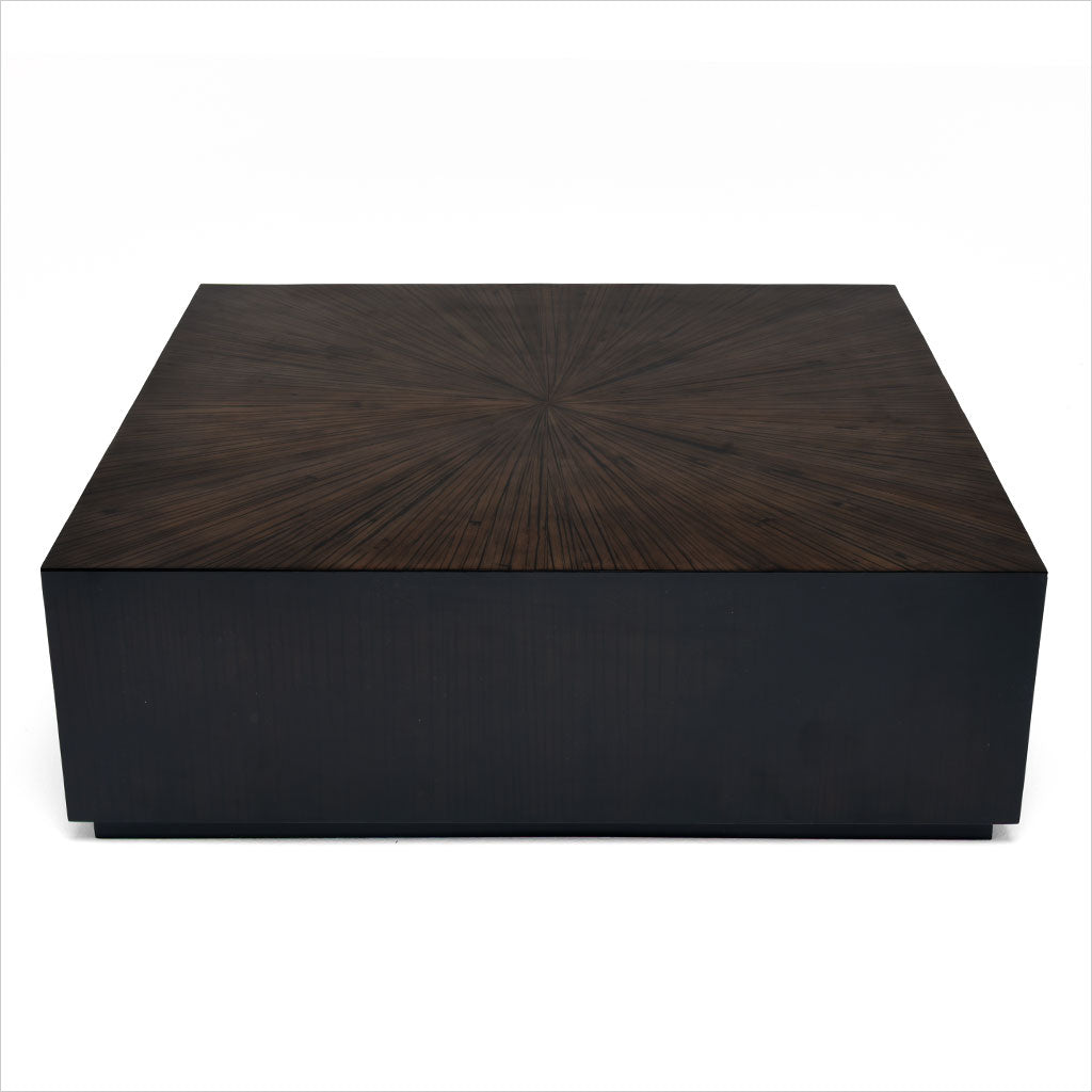 Monoblock Coffee Table Square Ebony Scan Design Modern And Contemporary Furniture Store