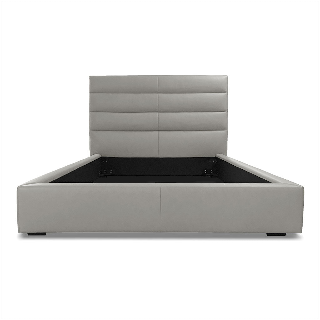 Abaco Leather Bed Stone Scan Design Modern And Contemporary Furniture Store