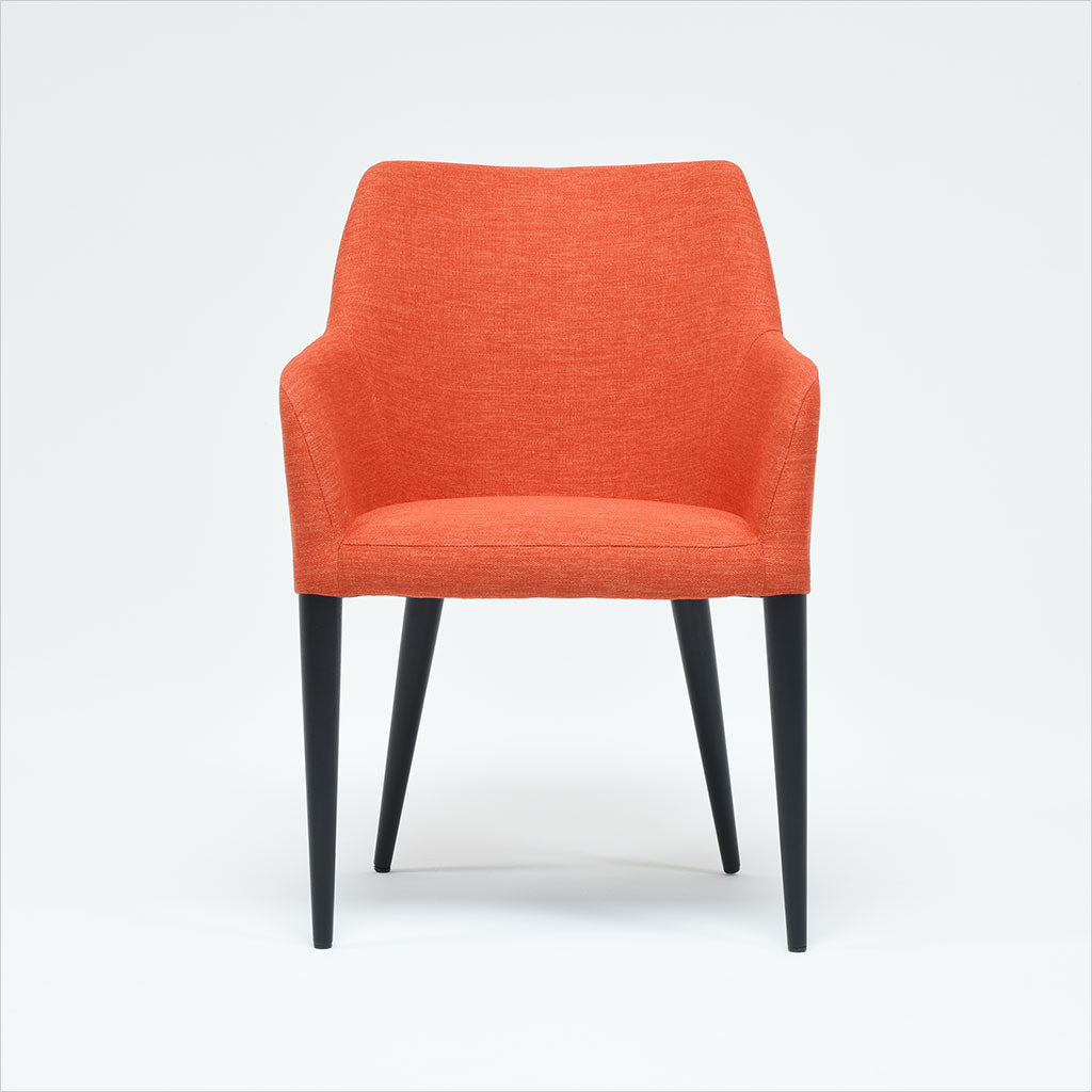 Maya Accent Chair Orange Scan Design Modern And Contemporary Furniture Store