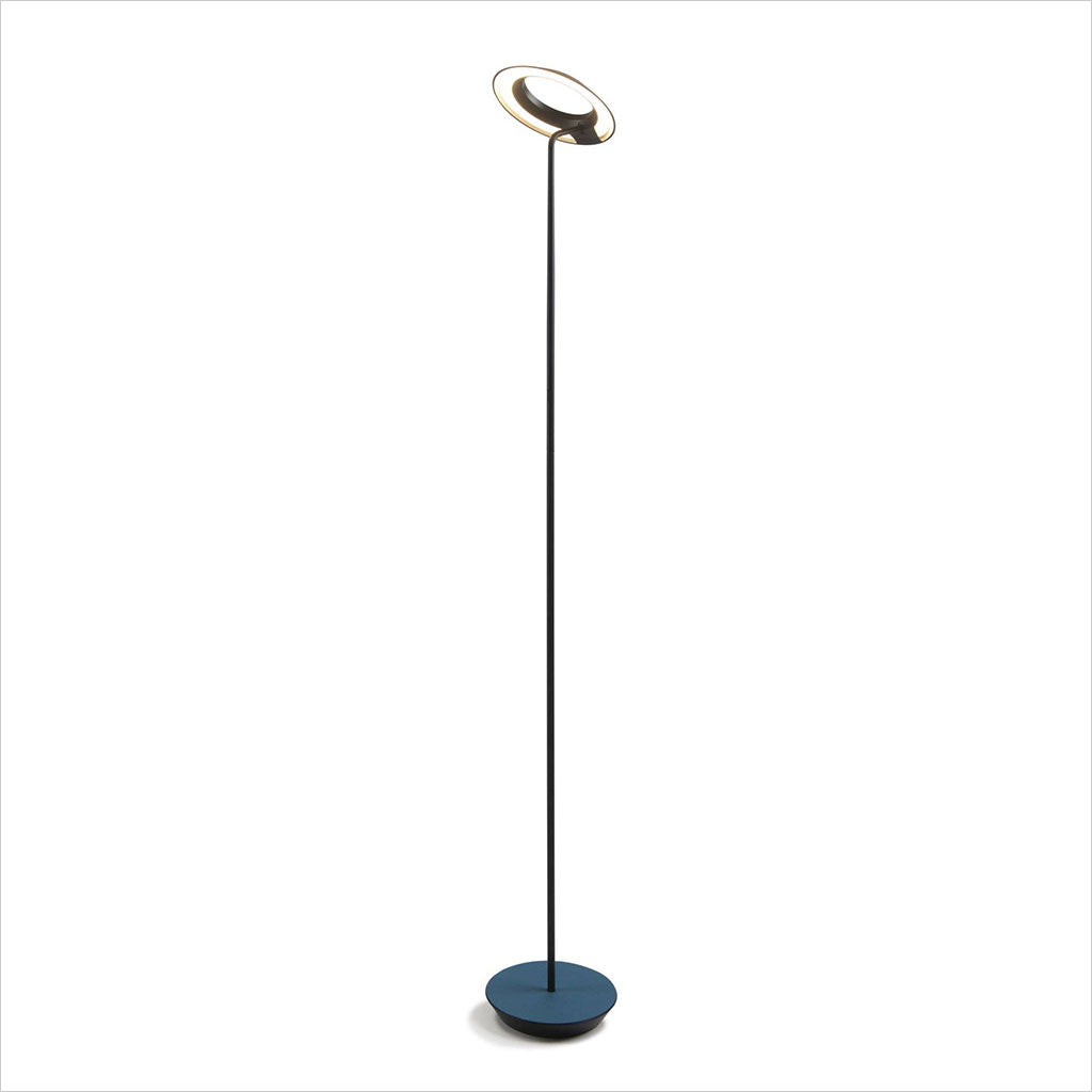 House of Troy K130-GR Kirby Contemporary Gray LED Floor Lamp Light -  HOT-K130-GR