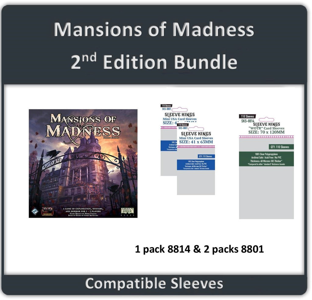 mansions of madness second edition sleeves