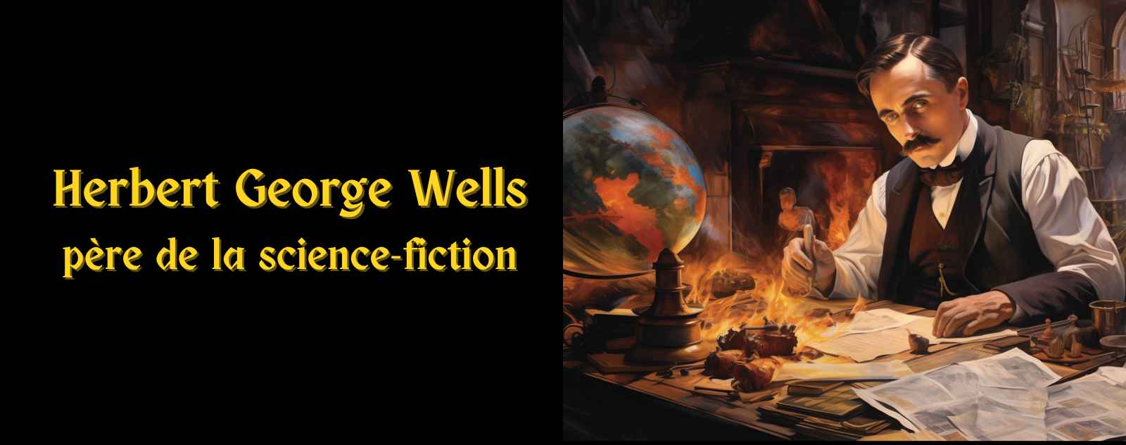 Herbert George  Wells père de la science-fiction