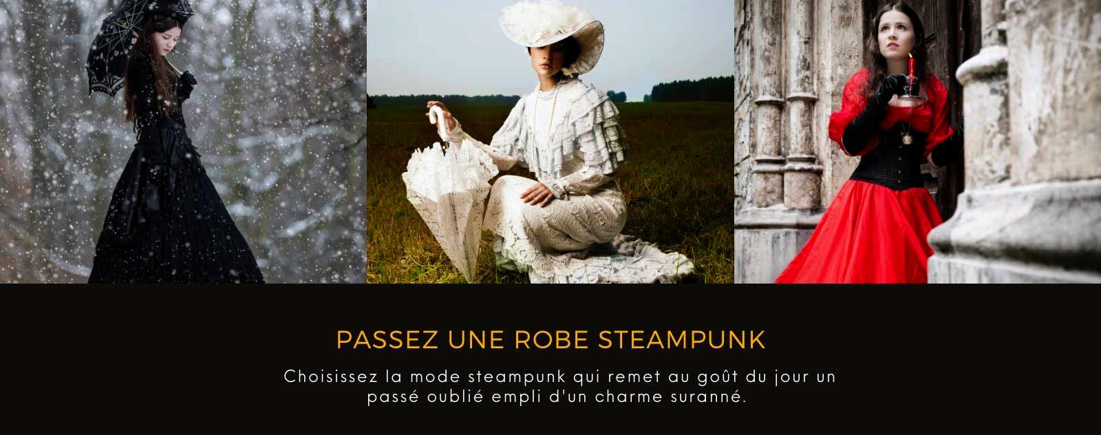 Robe Steampunk gothiques & victoriennes