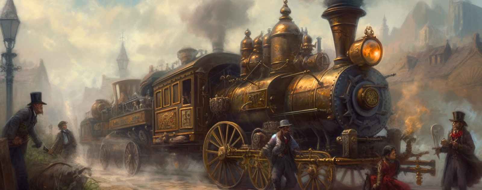 chemin de fer steampunk