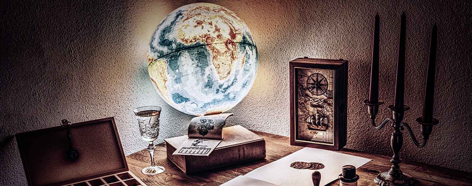 globe steampunk & vintage