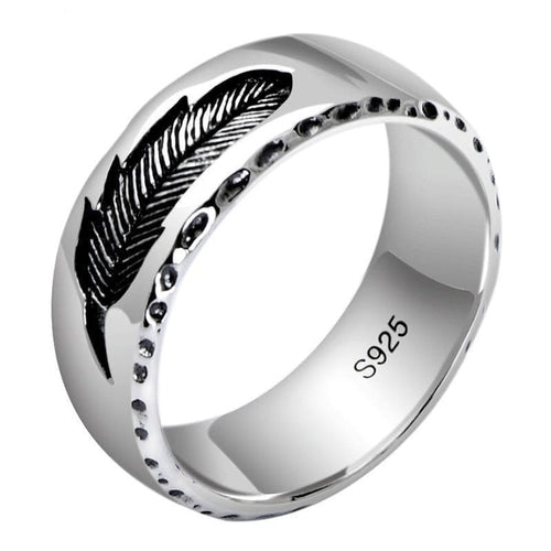 Bague Plume Argent 925