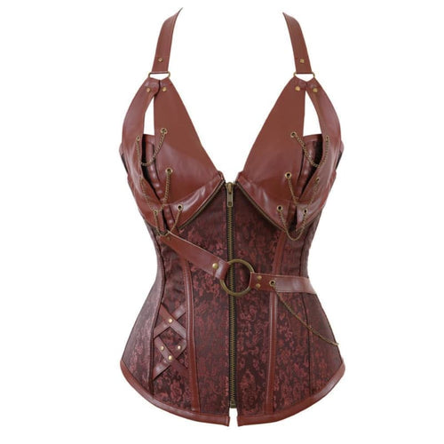 Corset Cuir Femme | Steampunk Store