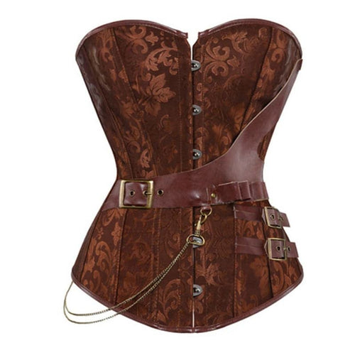 Corset Pirate Steampunk de face - Steampunk Store